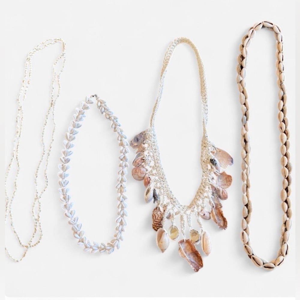 Vintage Shell Necklaces four total - Picture 7 of 7